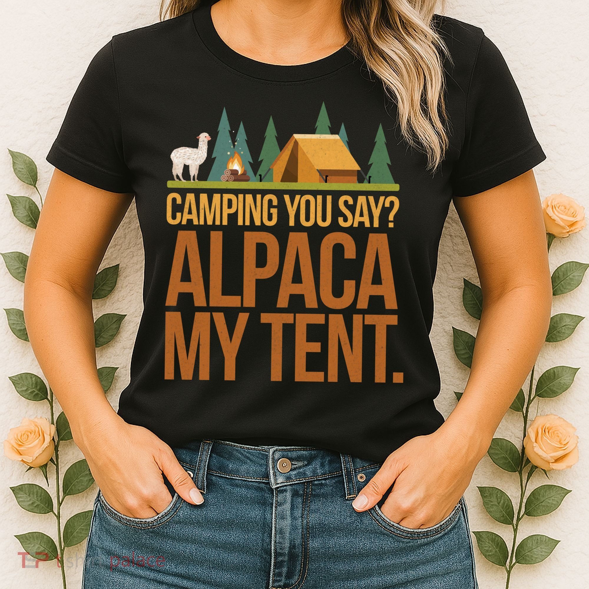 Camping Alpaca My Tent Women's T-Shirt