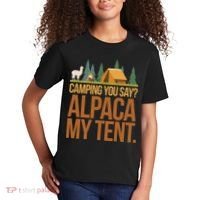 Camping Alpaca My Tent Kids T-Shirt thumb 2