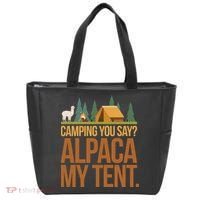 Camping Alpaca My Tent Tote Bag thumb 0