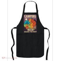 Camping And Beer Funny Apron thumb 0