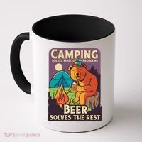 Camping And Beer Funny Coffee Mug thumb 0