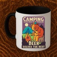 Camping And Beer Funny Coffee Mug thumb 2