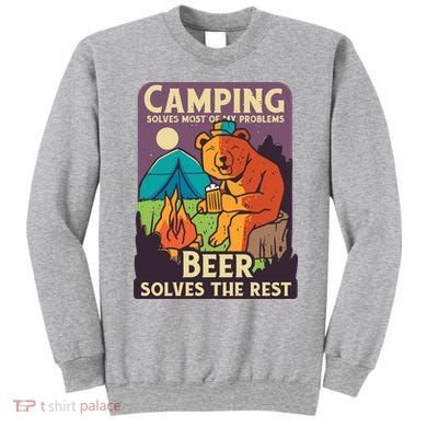 Camping And Beer Funny Sweatshirt