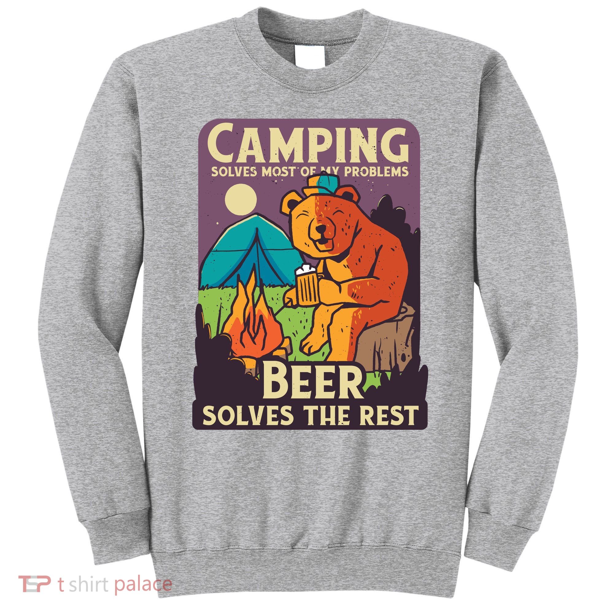 Camping And Beer Funny Sweatshirt