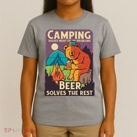 Camping And Beer Funny T-Shirt thumb 4