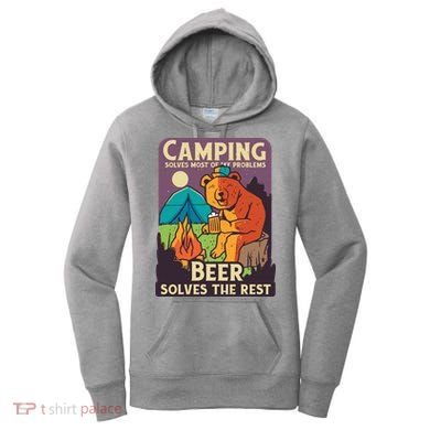 Camping And Beer Funny Women's Hoodie