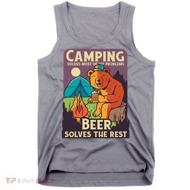 Camping And Beer Funny Tank Top