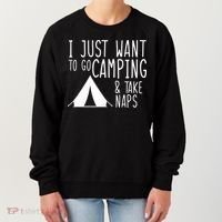 Camping And Napping Women's Sweatshirt thumb 0