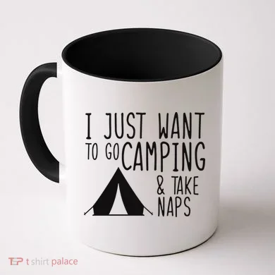 Camping And Napping Coffee Mug
