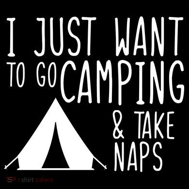 Camping And Napping Drawstring Bag