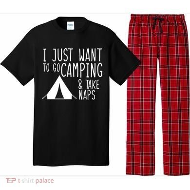 Camping And Napping Pajama Set