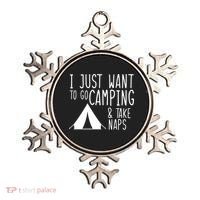Camping And Napping Ornament thumb 0
