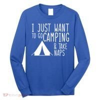 Camping And Napping Long Sleeve Shirt thumb 0