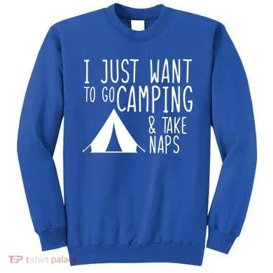 Camping And Napping Sweatshirt