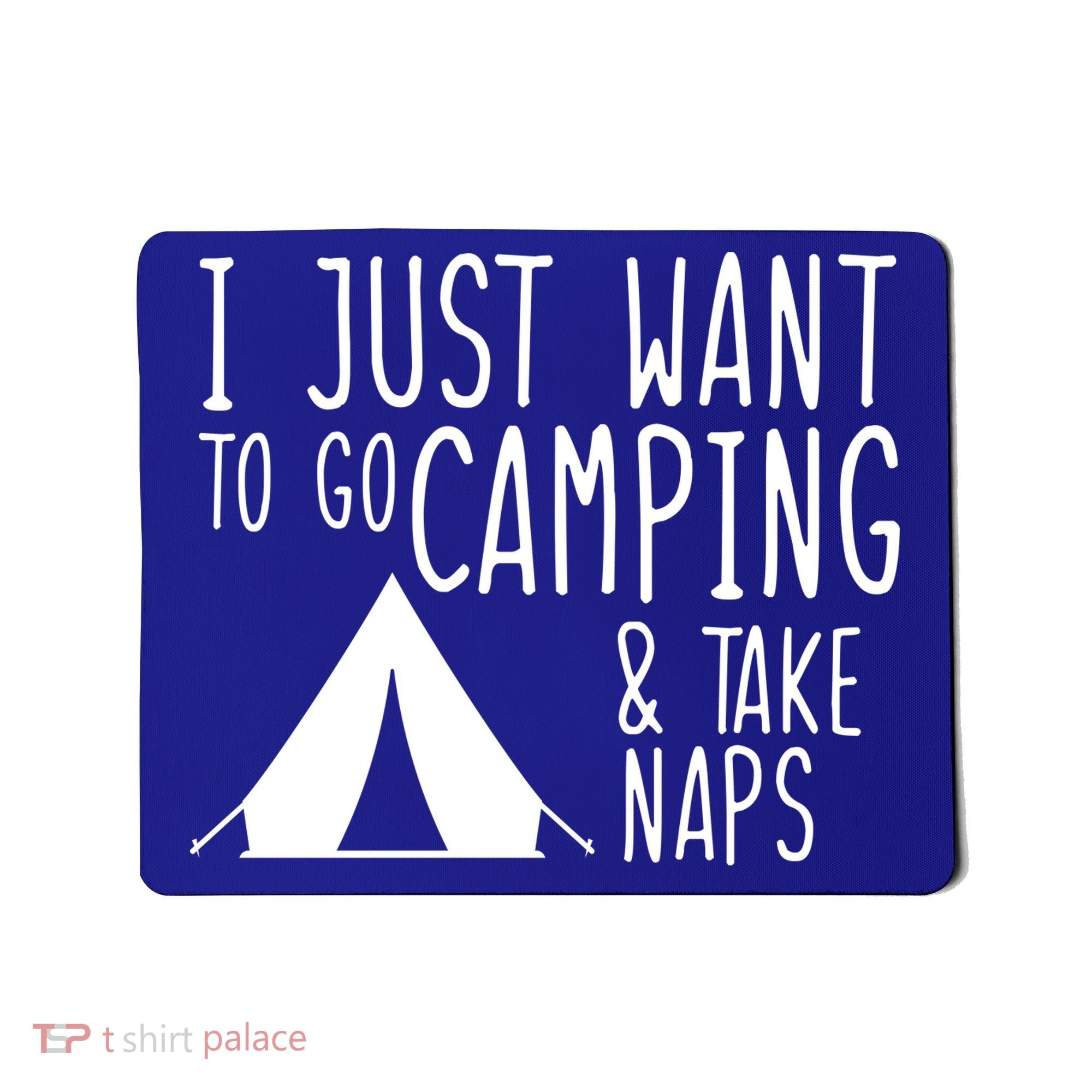 Camping And Napping Mousepad