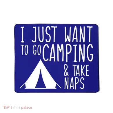 Camping And Napping Mousepad