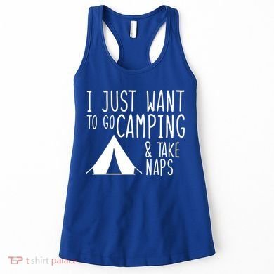 Camping And Napping Women's Tank Top