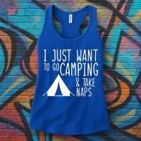 Camping And Napping Women's Tank Top thumb 3