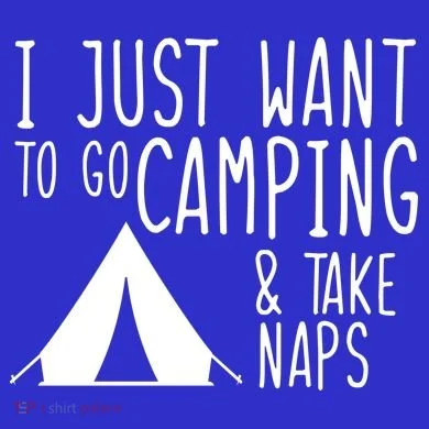 Camping And Napping Tie-Dye Long Sleeve Shirt