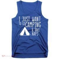 Camping And Napping Tank Top thumb 0