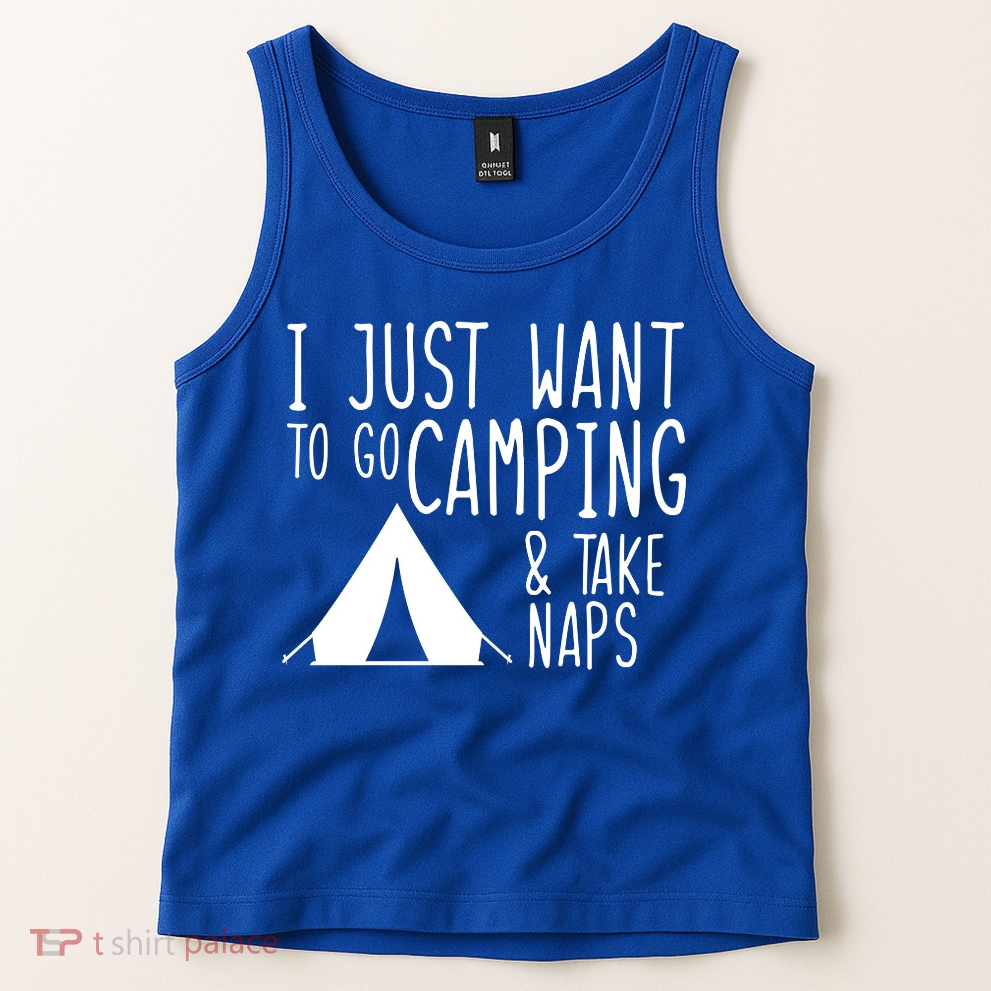 Camping And Napping Tank Top