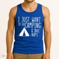 Camping And Napping Tank Top thumb 3