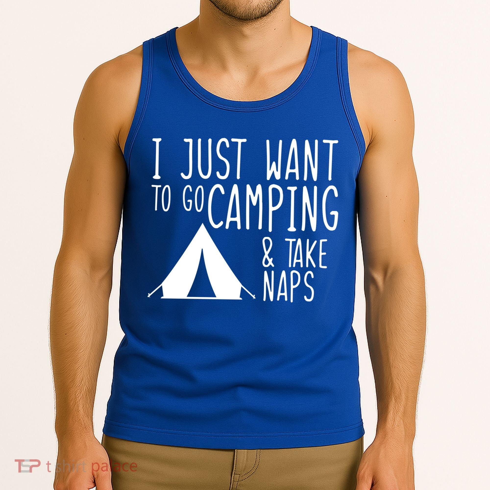 Camping And Napping Tank Top