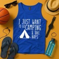 Camping And Napping Tank Top thumb 4
