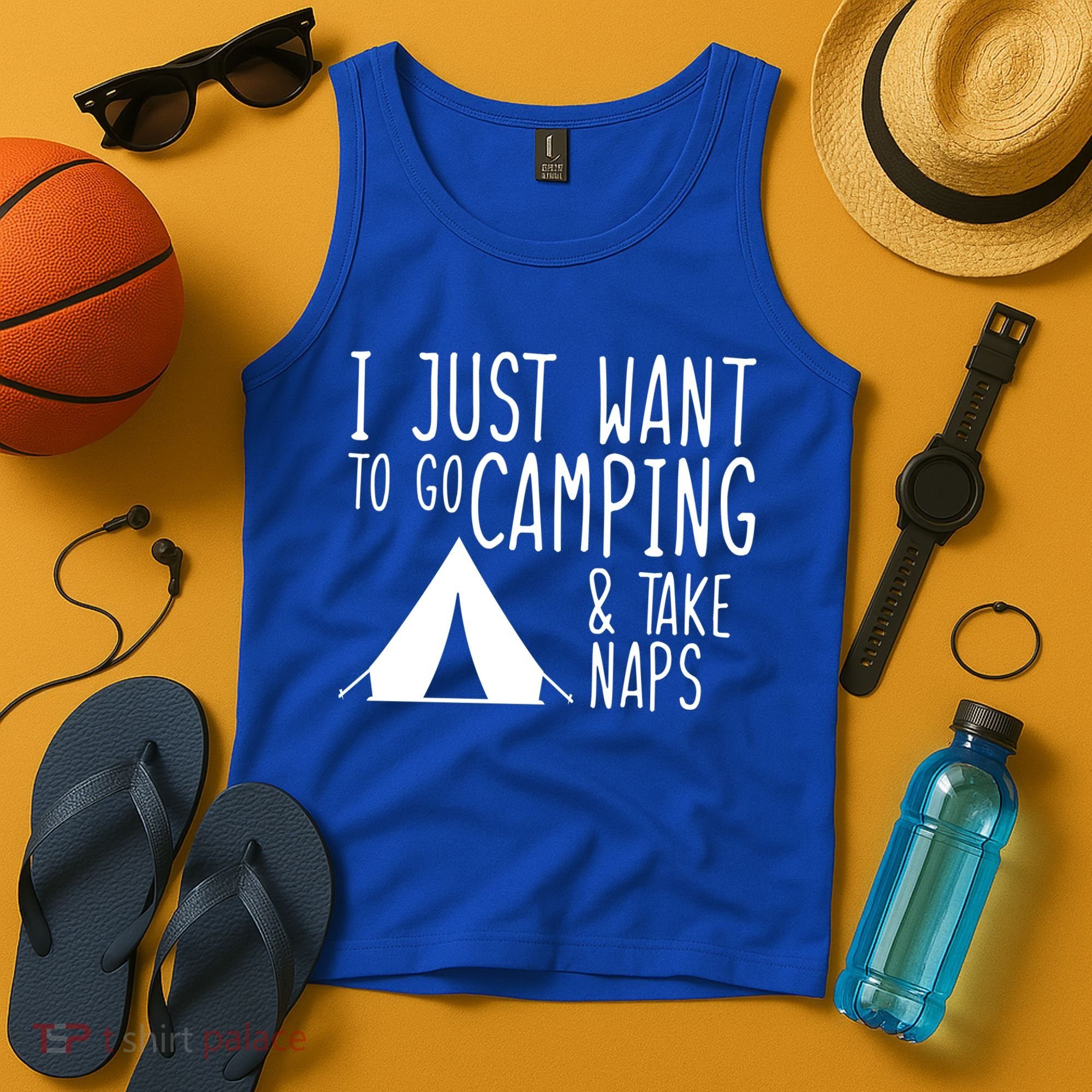 Camping And Napping Tank Top
