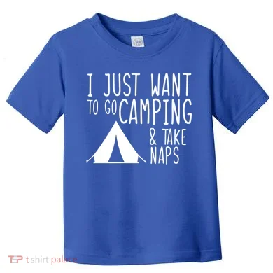 Camping And Napping Toddler T-Shirt