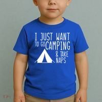 Camping And Napping Toddler T-Shirt thumb 2