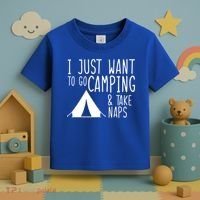Camping And Napping Toddler T-Shirt thumb 3
