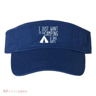 Camping And Napping Visor