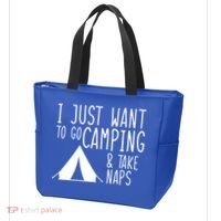 Camping And Napping Tote Bag thumb 3