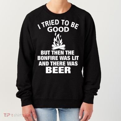 Camping Bonfire And Beer Women's Sweatshirt