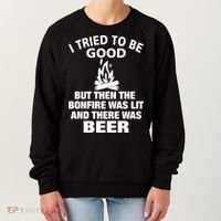 Camping Bonfire And Beer Women's Sweatshirt thumb 0