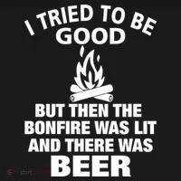 Camping Bonfire And Beer Doggie Tank thumb 4