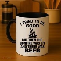 Camping Bonfire And Beer Coffee Mug thumb 4