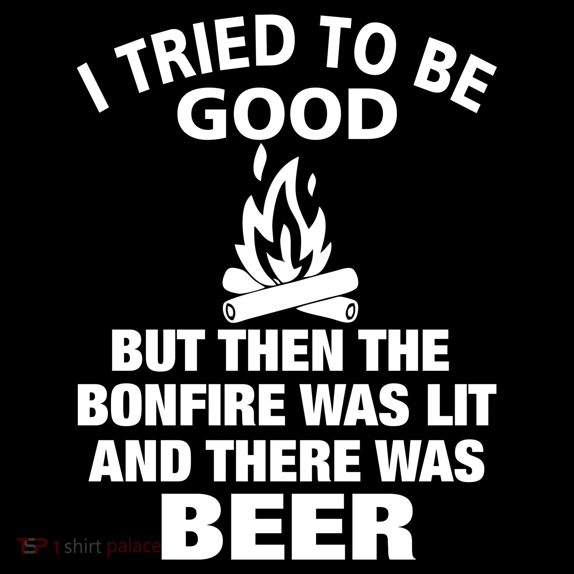 Camping Bonfire And Beer Coaster