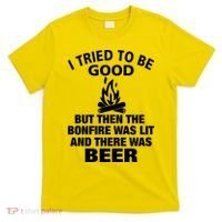 Camping Bonfire And Beer T-Shirt thumb 0
