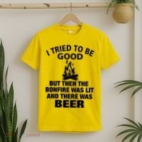 Camping Bonfire And Beer T-Shirt thumb 2