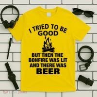 Camping Bonfire And Beer T-Shirt thumb 5