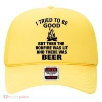 Camping Bonfire And Beer Hat thumb 0