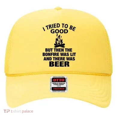 Camping Bonfire And Beer Hat