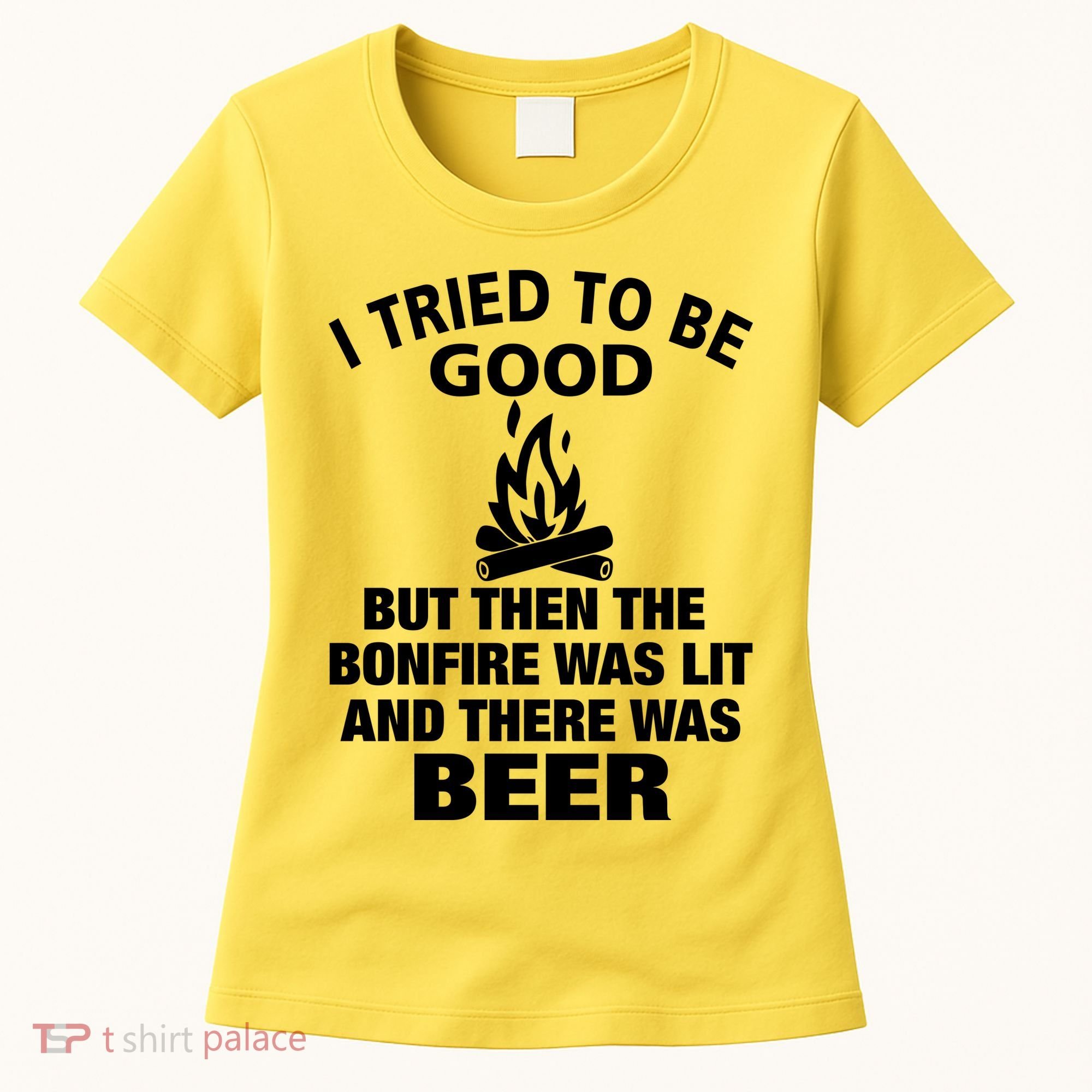 Camping Bonfire And Beer Women's T-Shirt