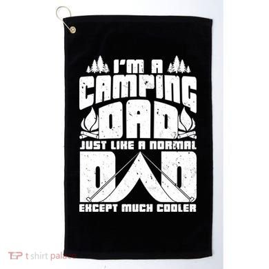 Camping Dad Golf Towel