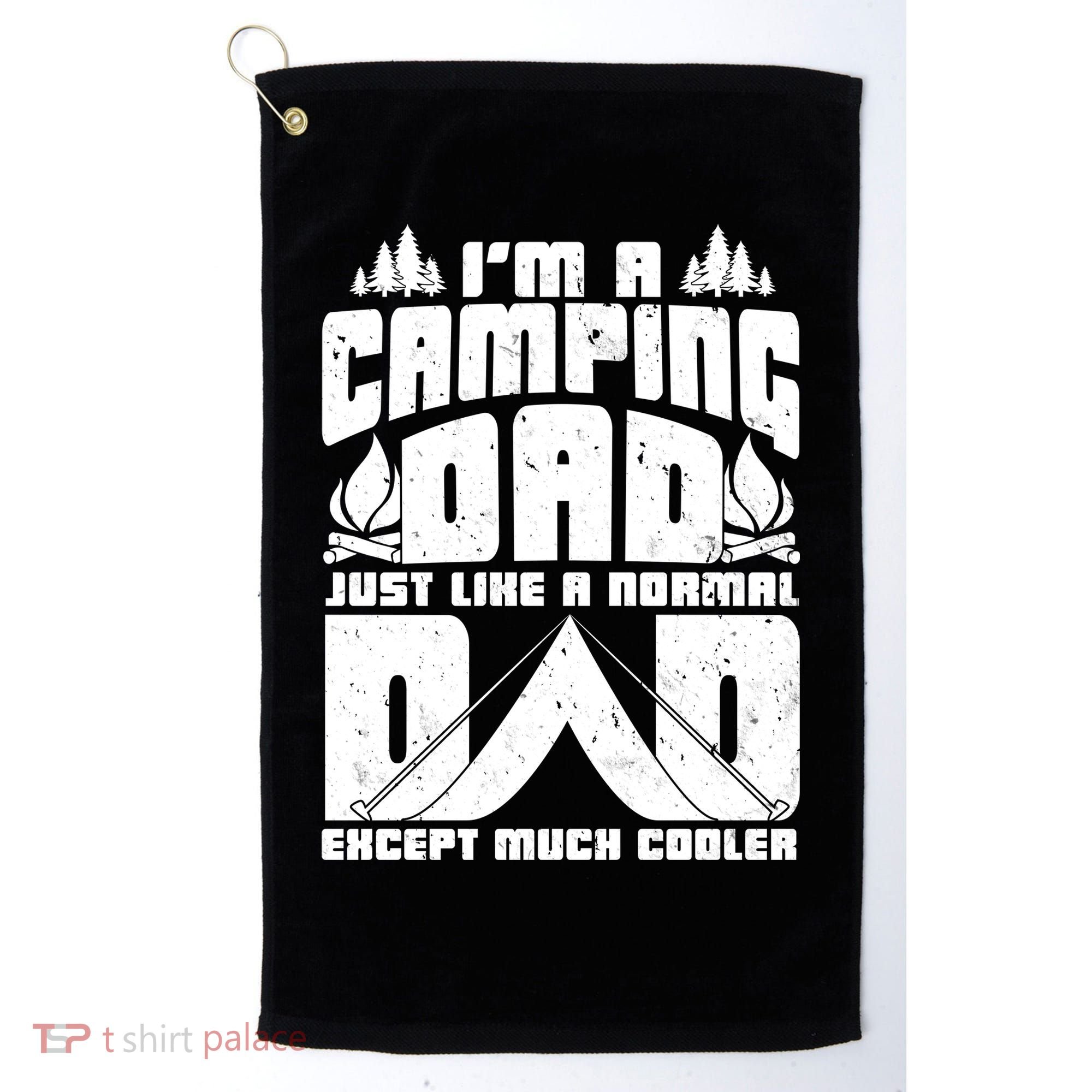 Camping Dad Golf Towel