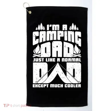 Camping Dad Golf Towel