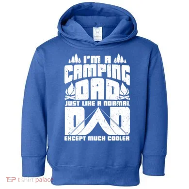 Camping Dad Toddler Hoodie