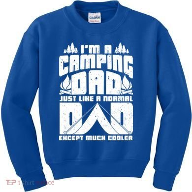 Camping Dad Kids Sweatshirt